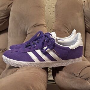 Adidas Gazelle Royal Purple Suede.  Women’s 6.5.  NWOT